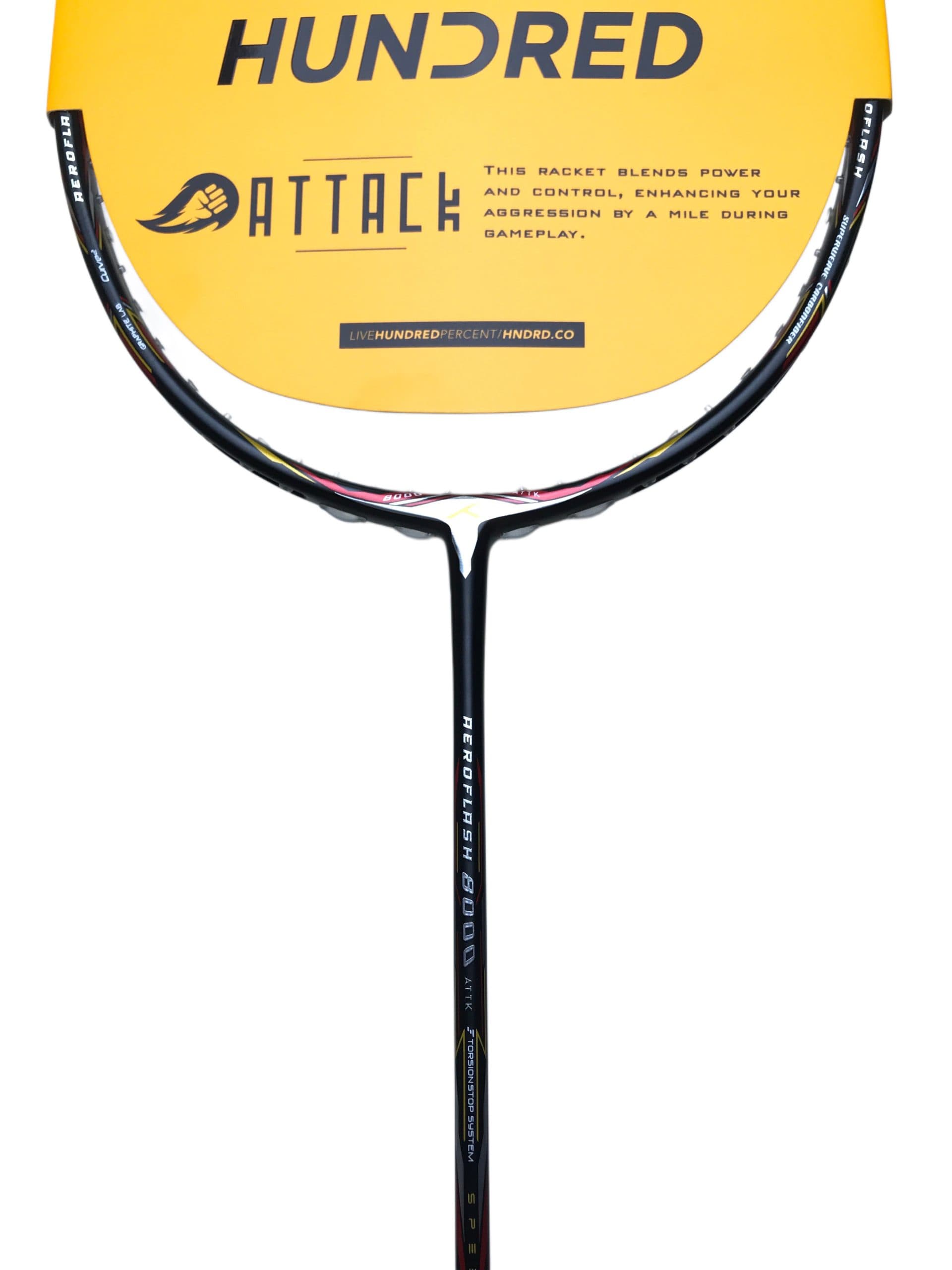 Hundred Badminton Racket Aeroflash 8000 Attk
