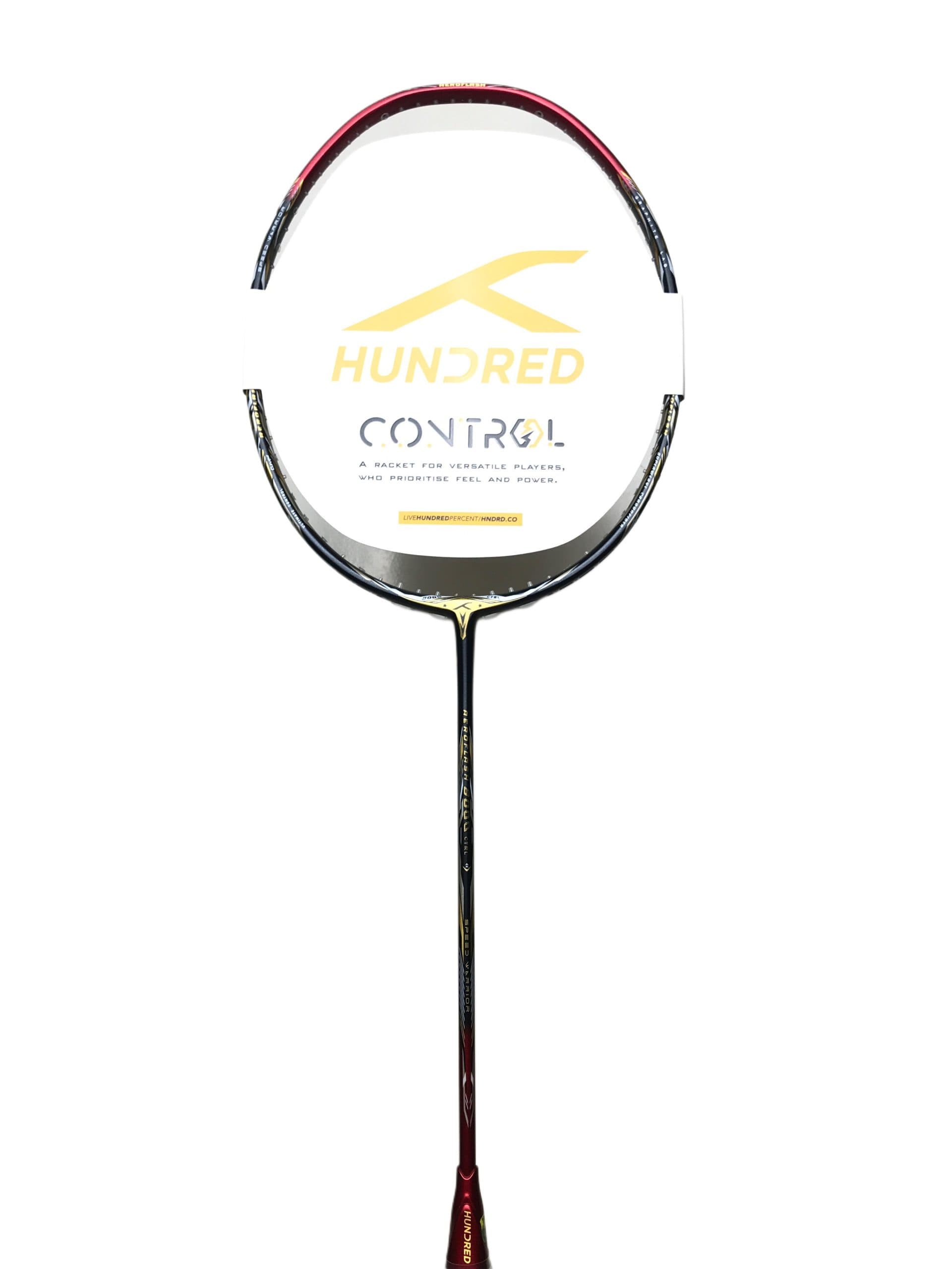 Hundred Badminton Racket Aeroflash 8000 Control Black/Red