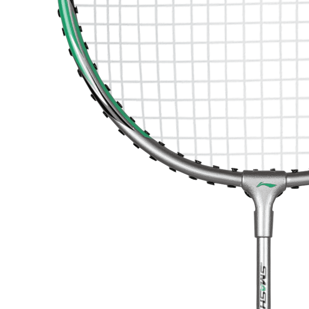 Li-Ning XP 80 IV Raket Badminton - Grey/Green AYPP234-3 Bundle Head Cover