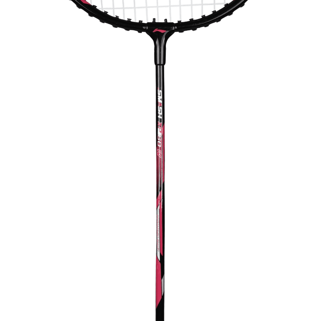 Li-Ning XP 60 IV Raket Badminton - Black/Pink AYPP236-3 Bundle Head Cover