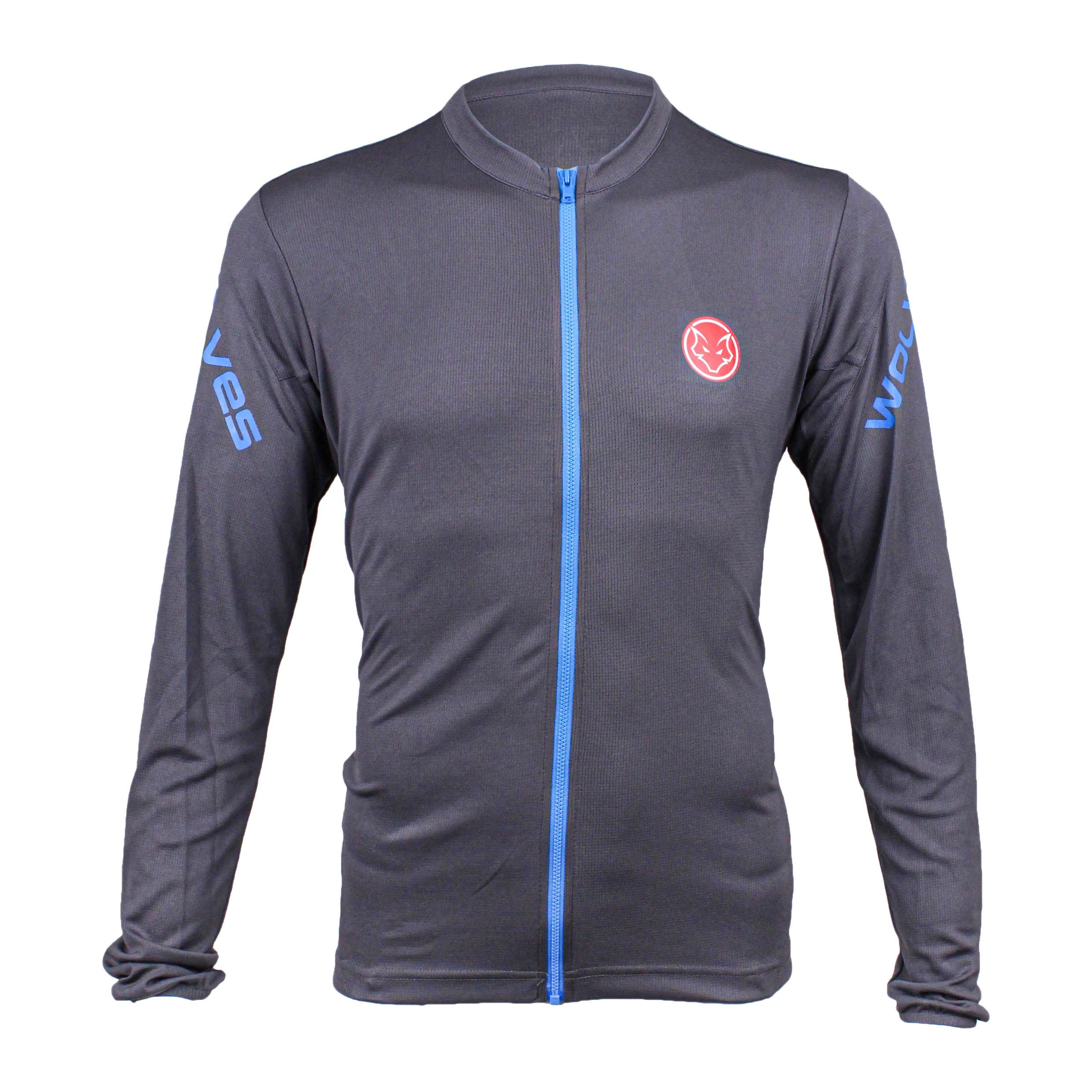 Dick Wolves Baju Sepeda Tangan Panjang Techno