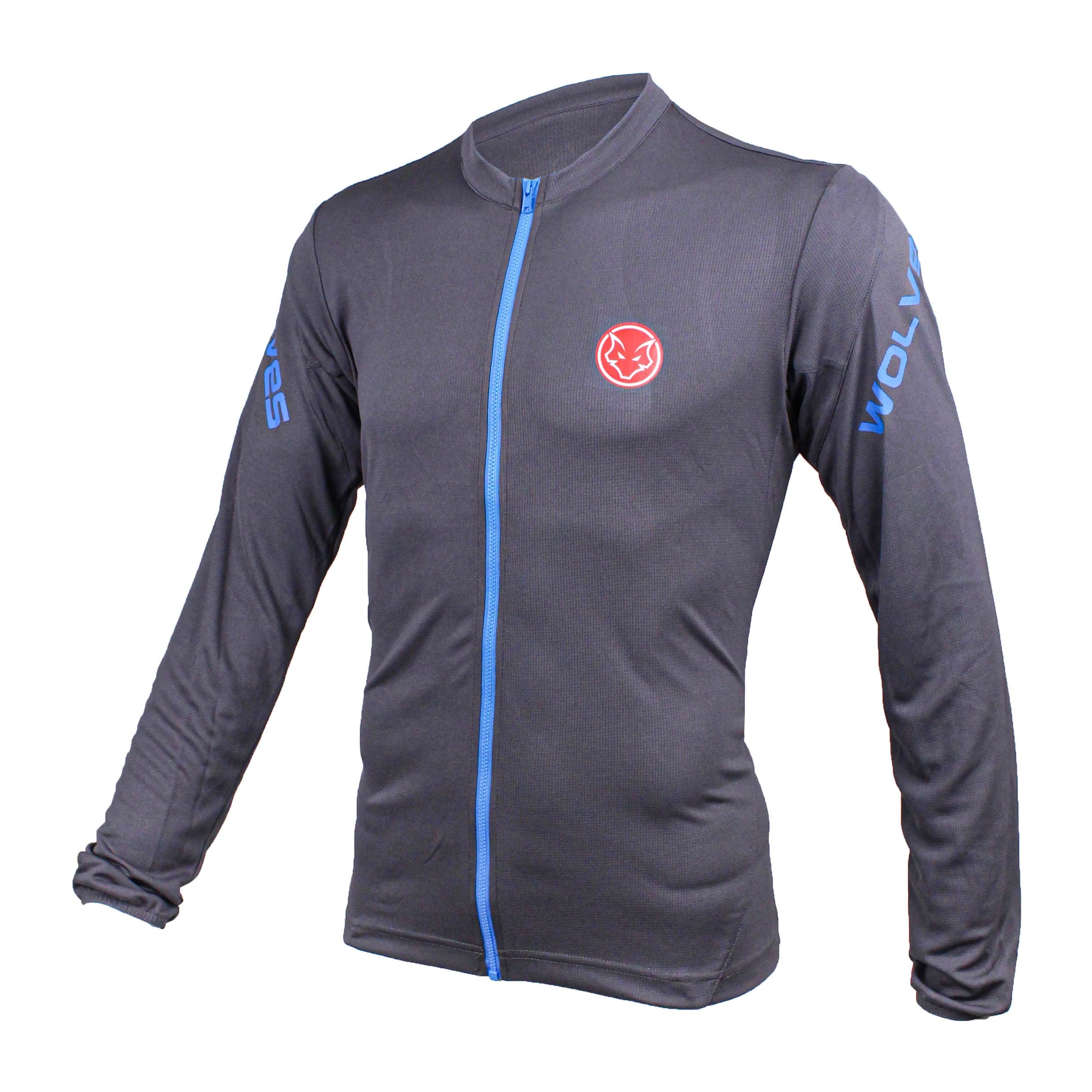 Dick Wolves Baju Sepeda Tangan Panjang Techno