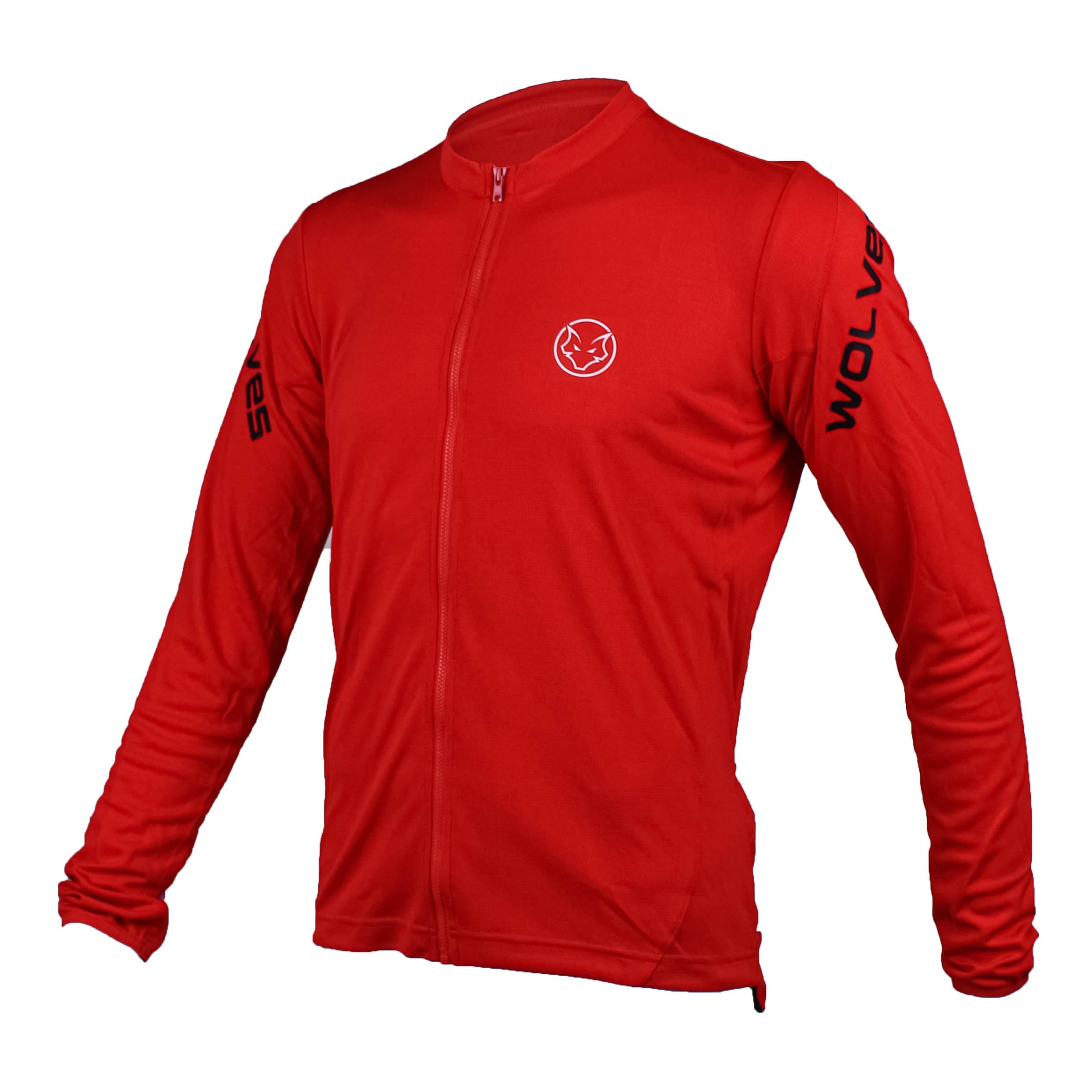 Dick Wolves Baju Sepeda Tangan Panjang Techno