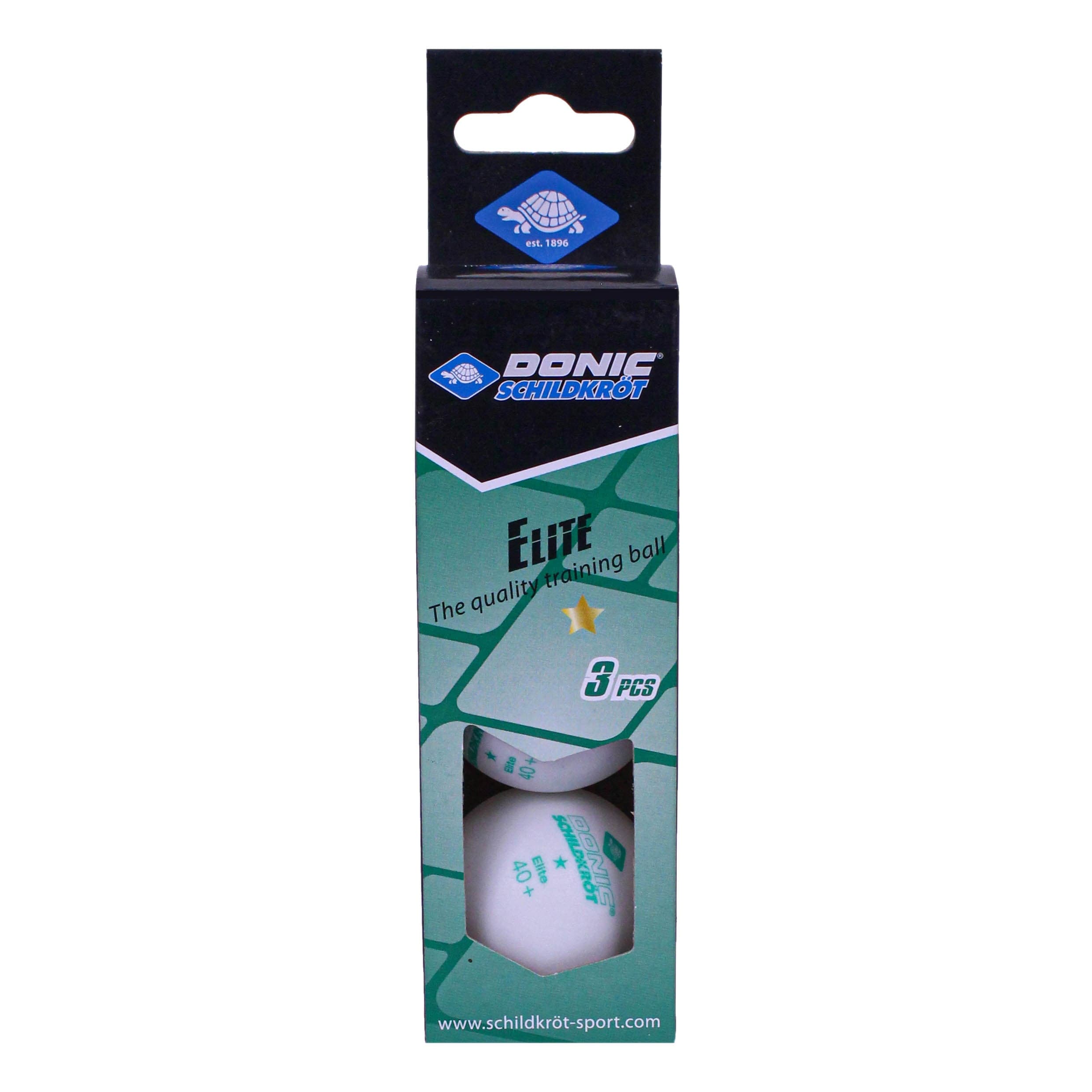 Donic Schildkrot Bola Pingpong Elite 1 Star