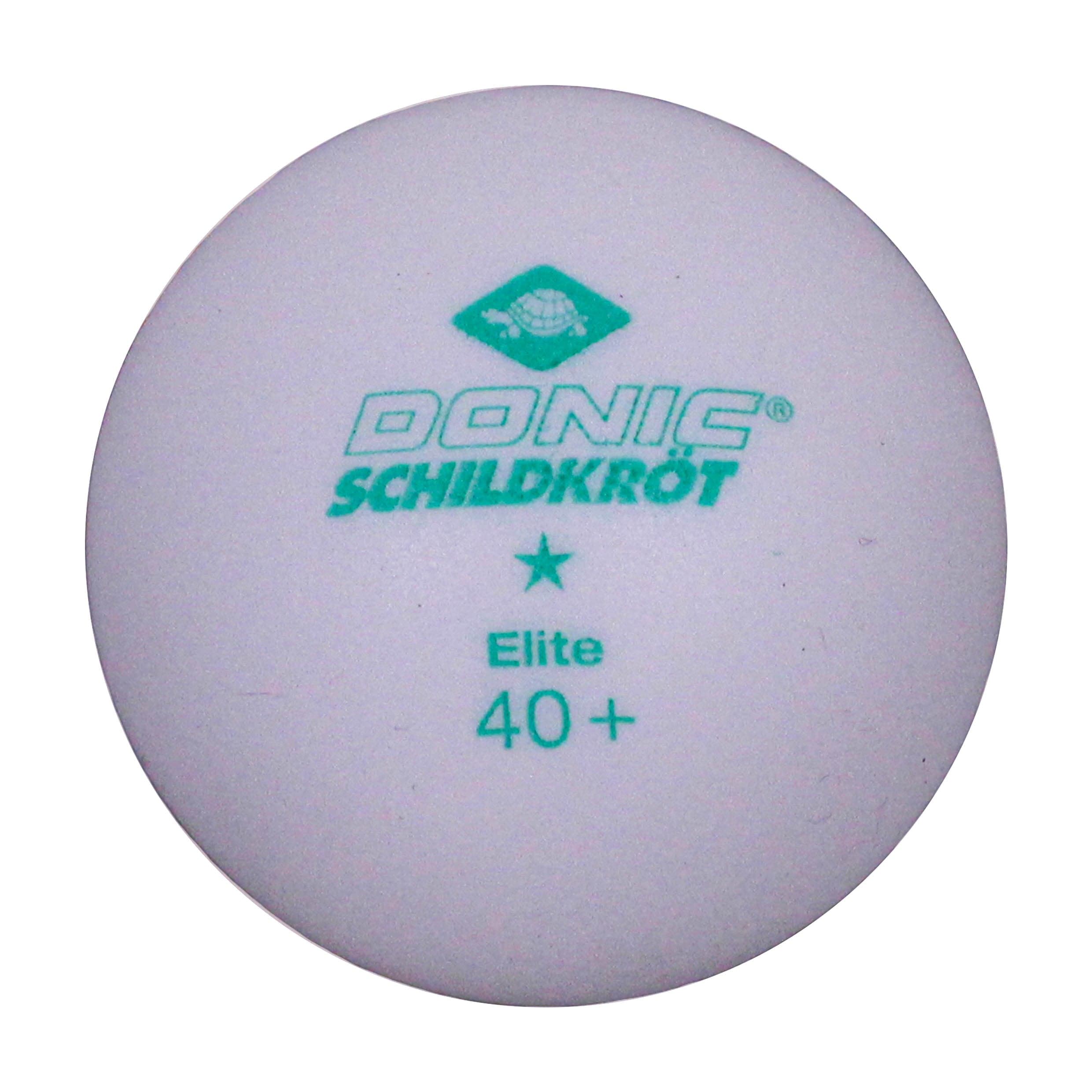Donic Schildkrot Bola Pingpong Elite 1 Star