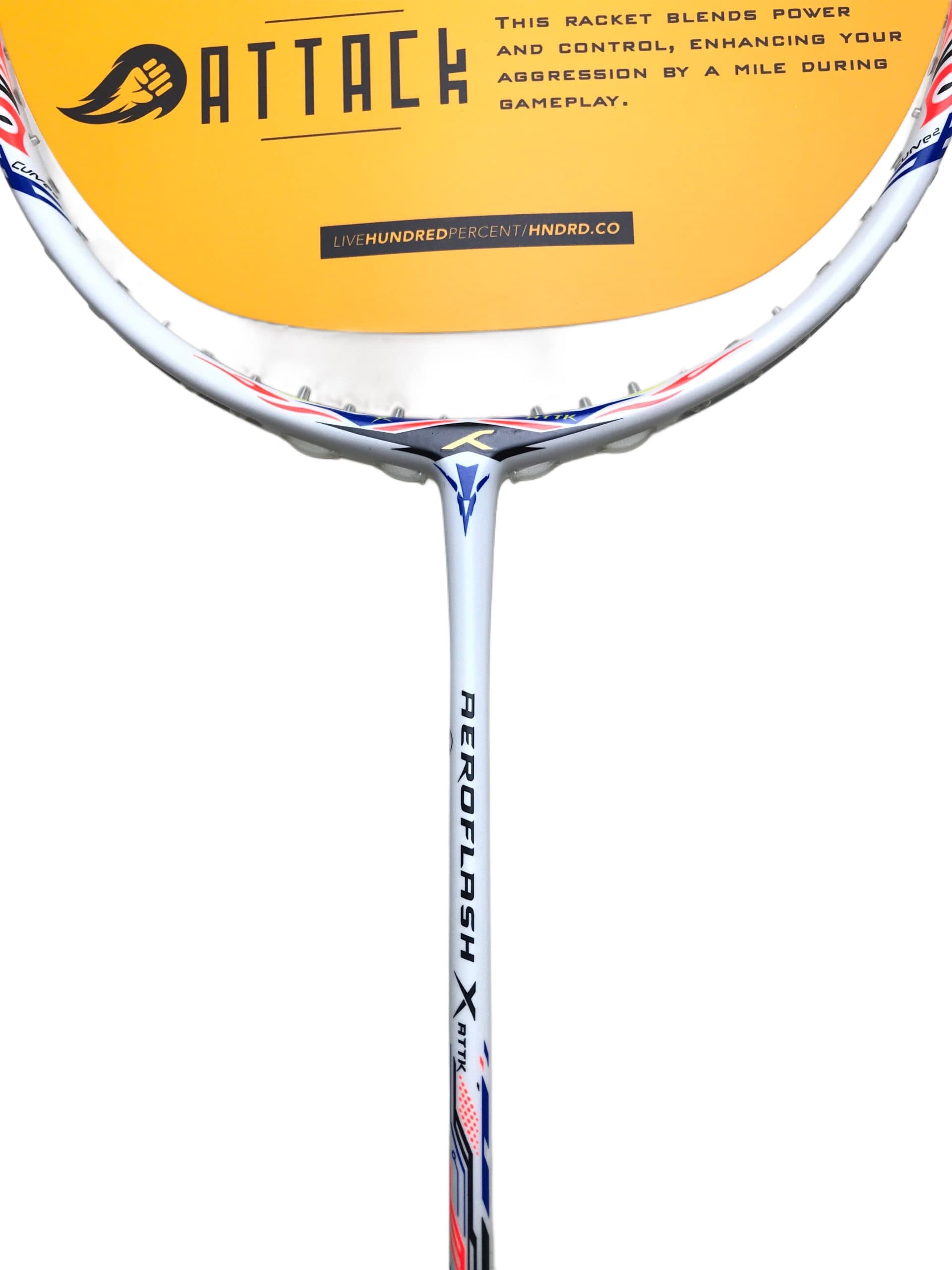 Hundred Badminton Racket Aeroflash X Attack