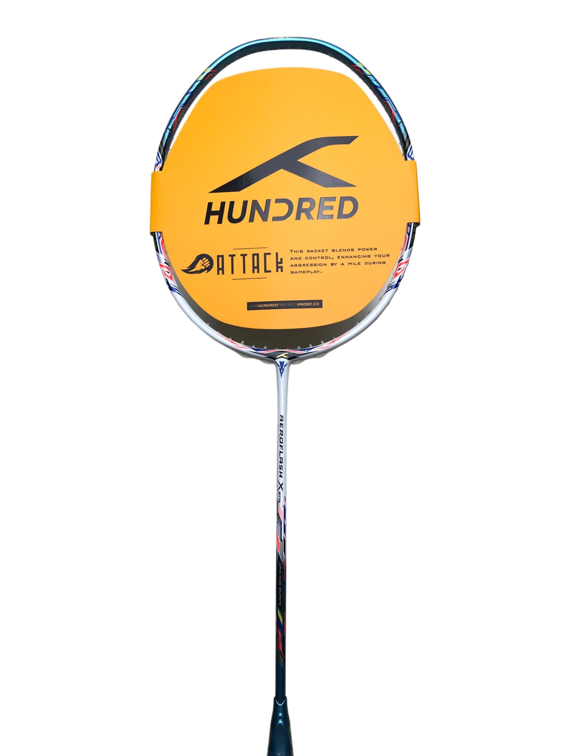 Hundred Badminton Racket Aeroflash X Attack